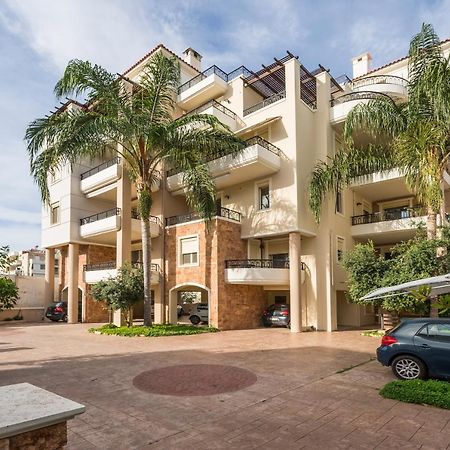 Ferienwohnung Luxury Coastal Retreat, Mountain View Balcony With Palm Trees & Parking Chania  Exterior foto
